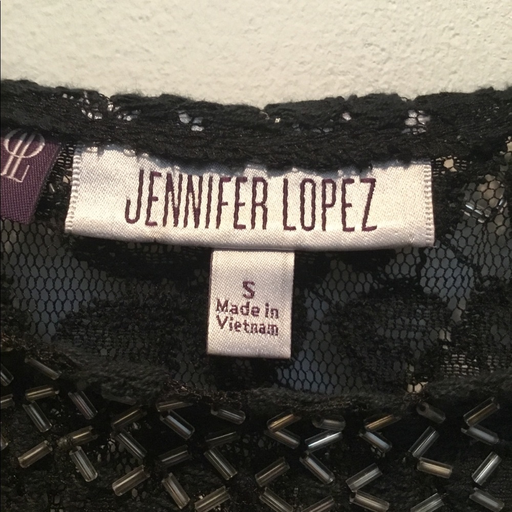 Jennifer Lopez Lace Beaded Top - Picture 3 of 4